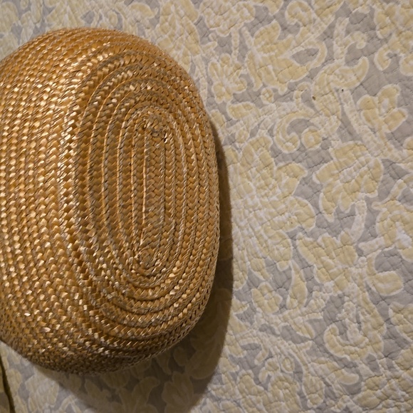 Aigner Elegant Brown leather and Tan Woven Tote Bag - Picture 4 of 6